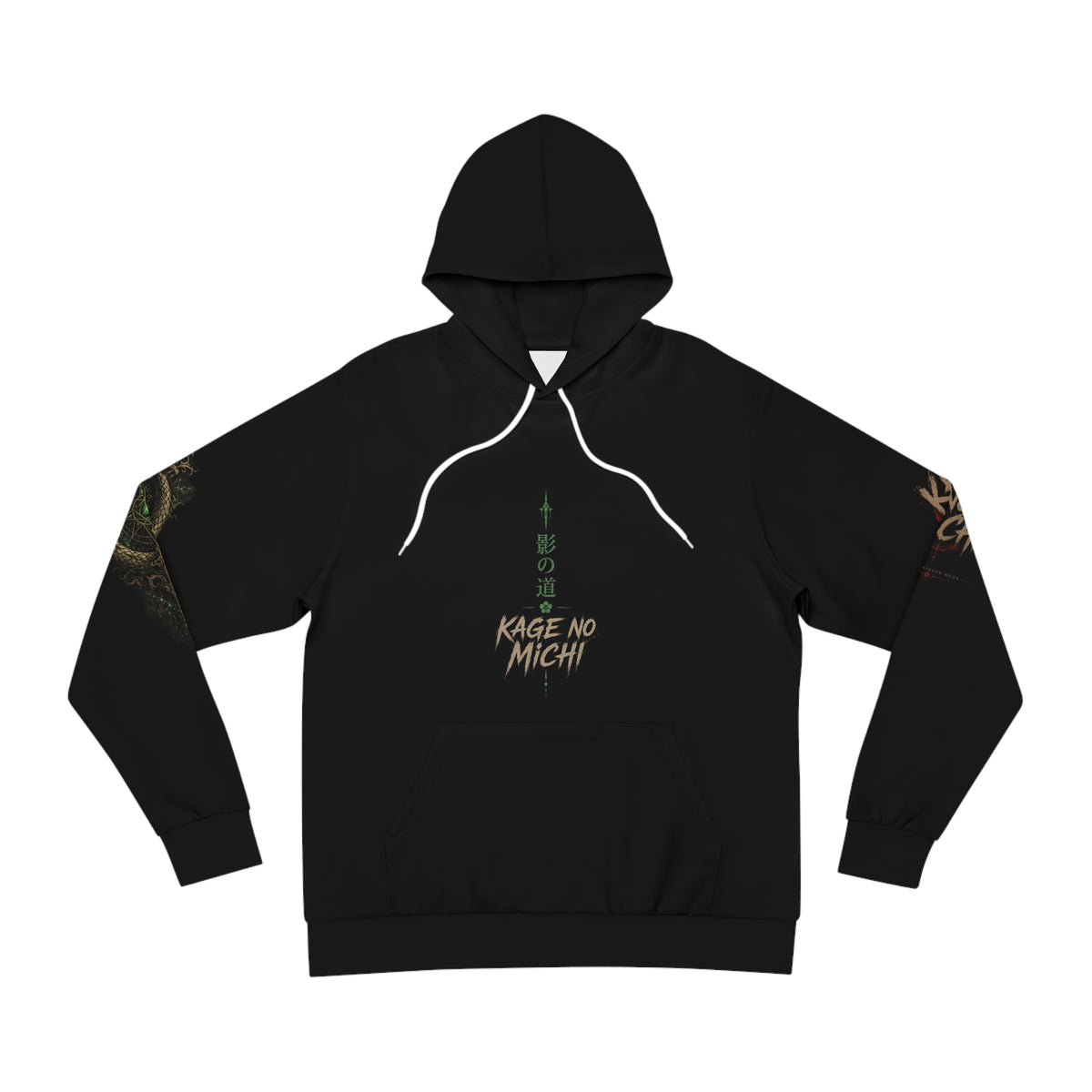 Kage no Michi | Unisex Hoodie | Crimson Moon |  HOA-ARC-KNM-D1