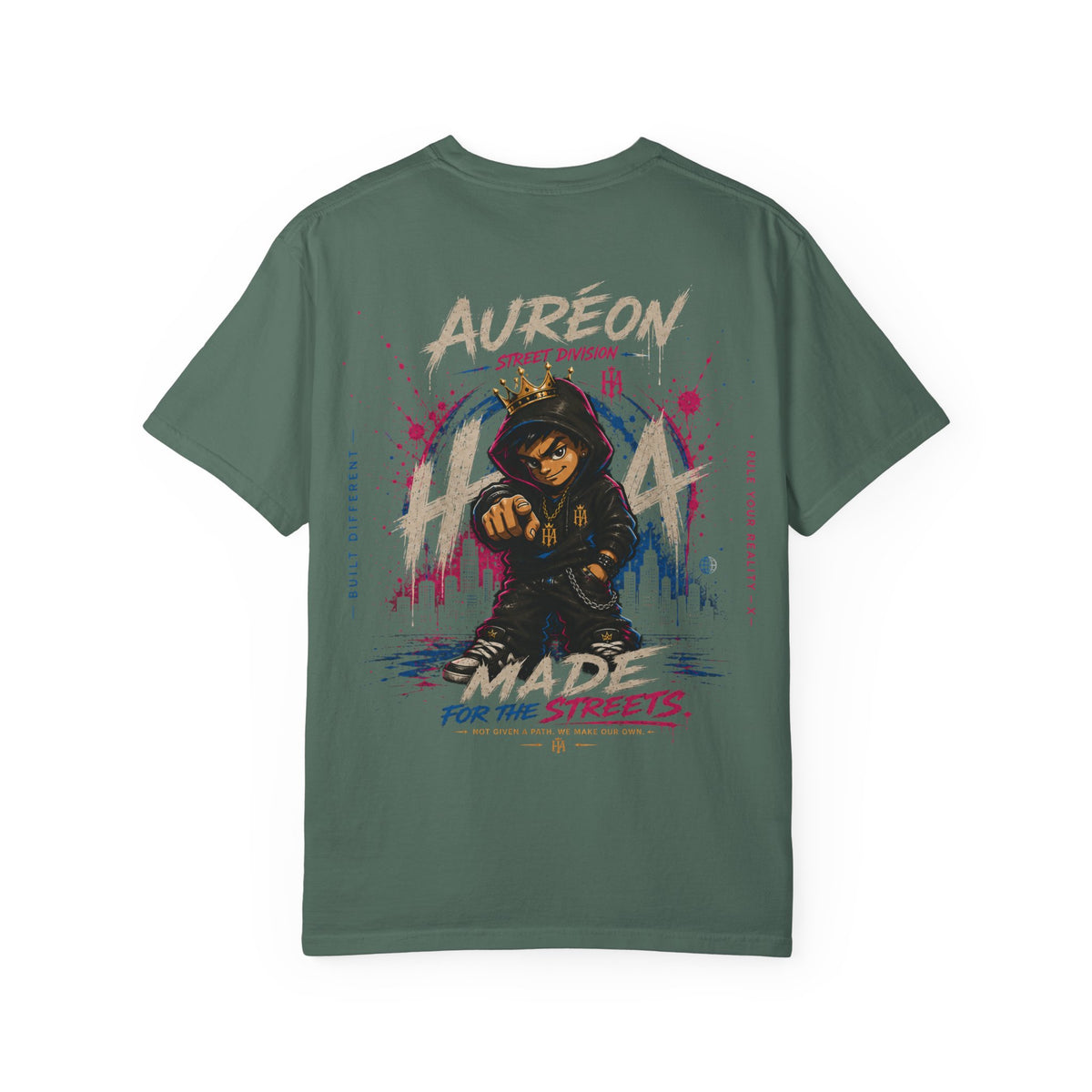 AUR-AS-MFS-LTD-SEP26-T1 | T-SHIRT | HEAVY WEIGHT GARMENT DYED TEE | UNISEX