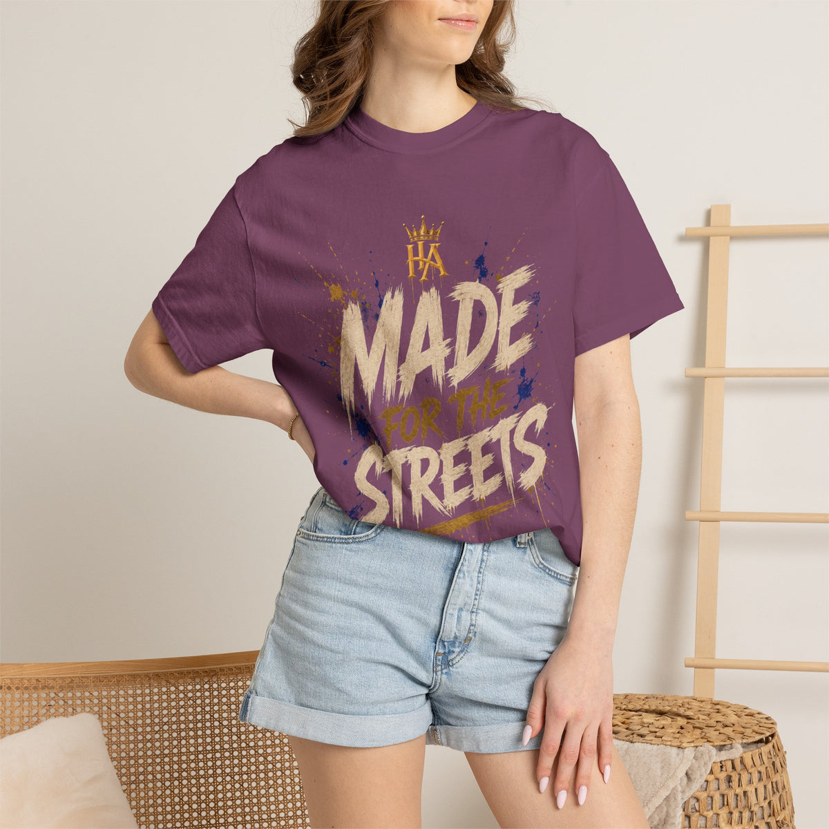 AUR-AS-MFS-LTD-SEP26-T2 | T-SHIRT | HEAVY WEIGHT GARMENT DYED TEE | UNISEX