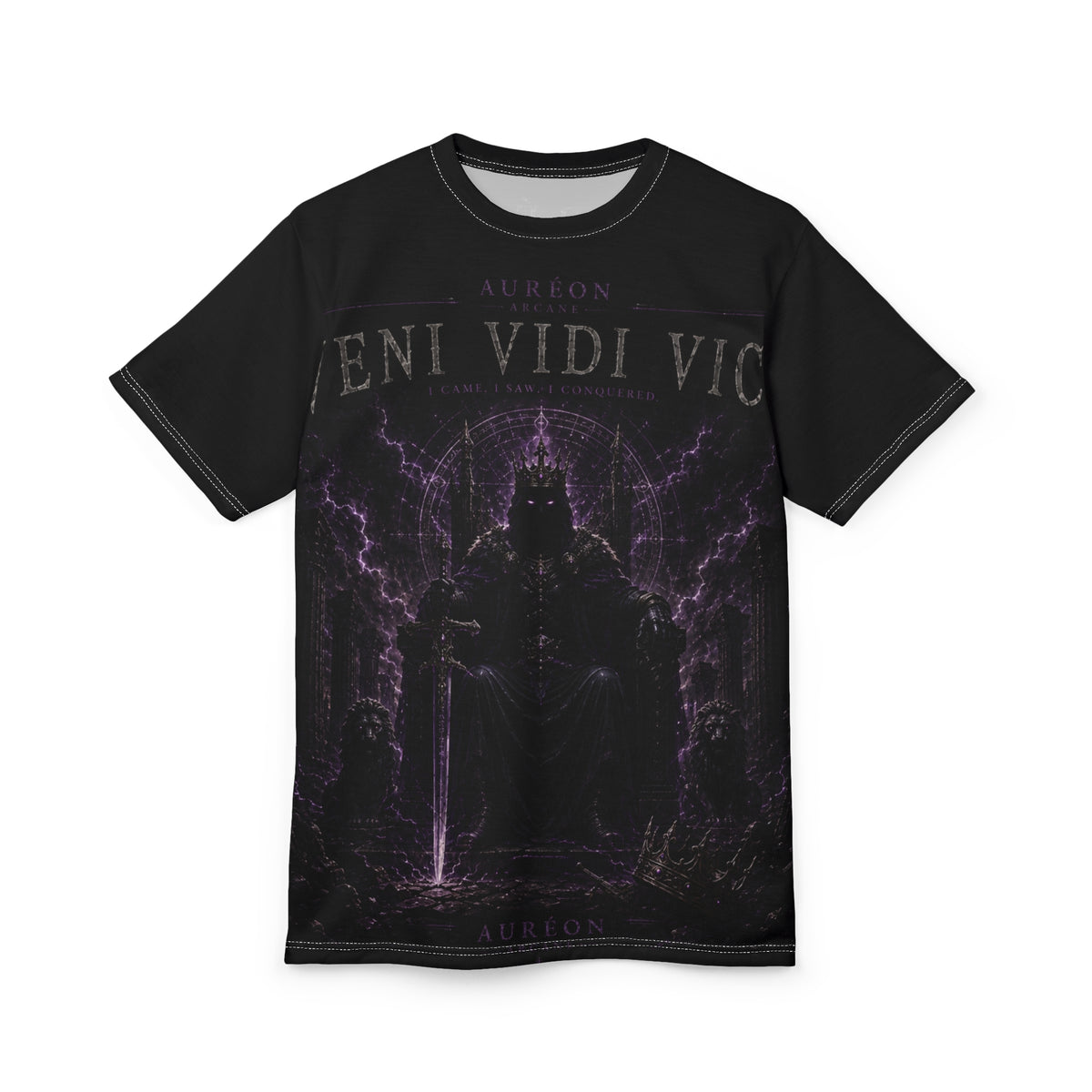 AURÉON ARCANE™ | VERSES DIVISION | VENI VIDI VICI | MEN'S ALL-OVER PRINT TEE | AA-VRS-VVV-OBV-MTS-701