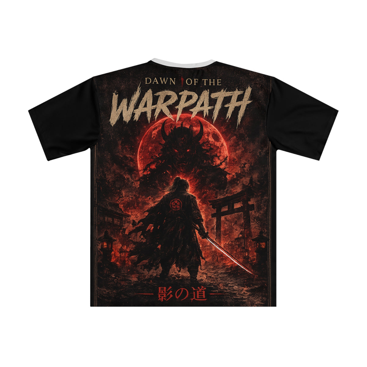 Kage no Michi | Men's Drop Shoulder Tee | Dawn of Warpath | HOA-ARC-KNM-D1